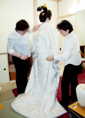 根津神社での結婚式02